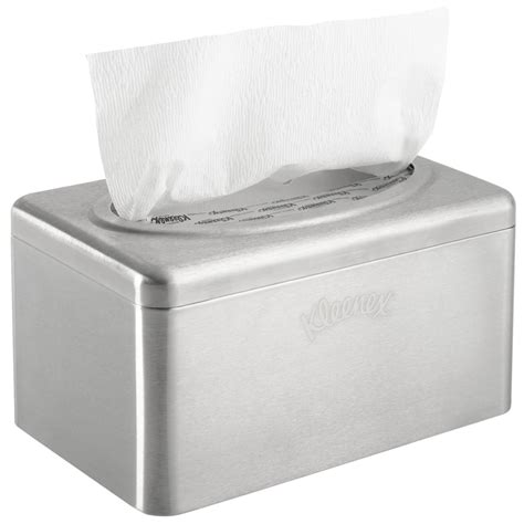 kleenex stainless steel countertop box towel cover|kleenex hand towels decorative dispenser.